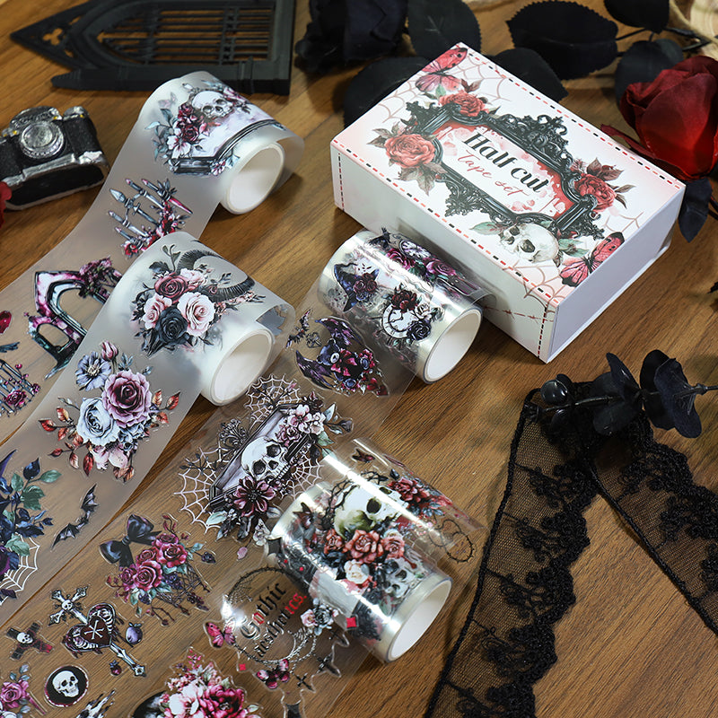 1113 Gothic aesthetics Tape Set *pre-cut