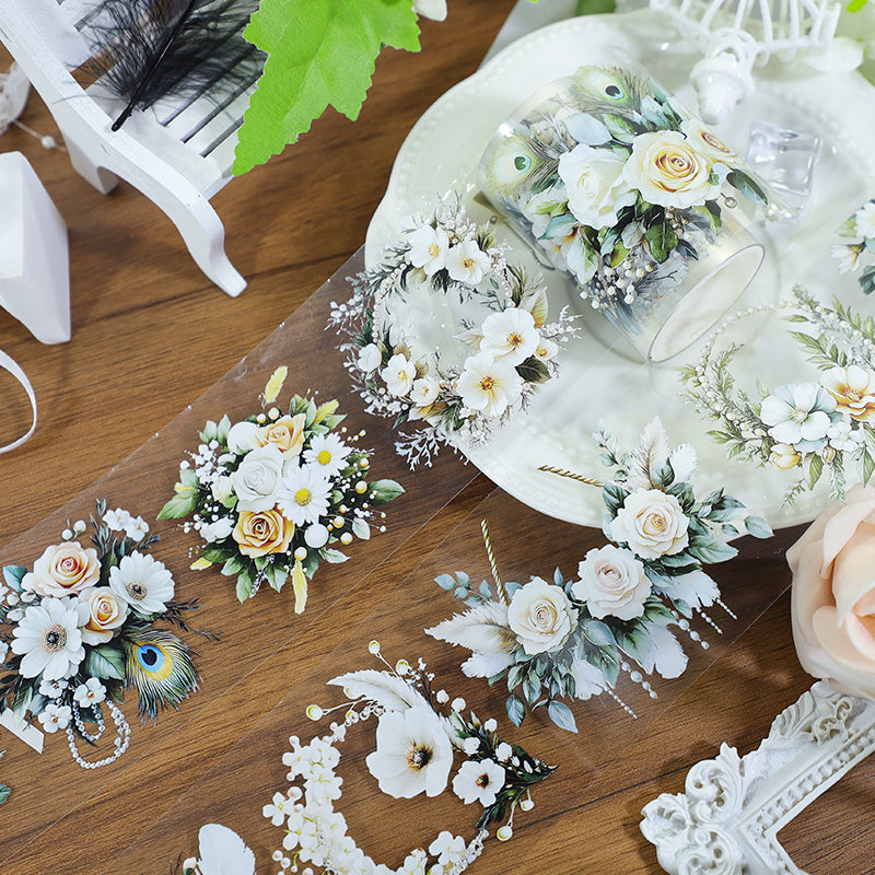 1007 T-425 Down feather color Tape -6cm*2m