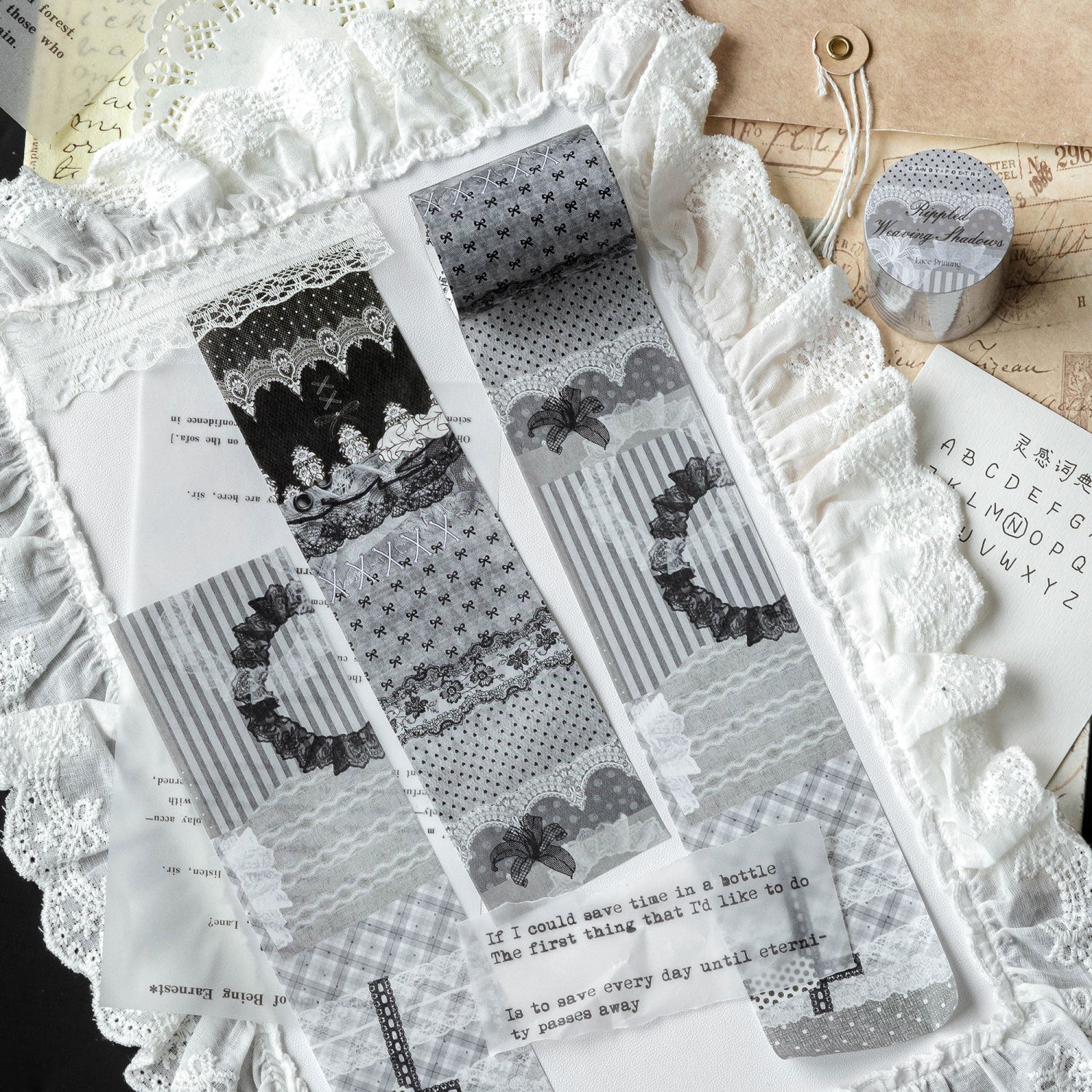 Lace Imprint Washi Tape (5cm x 2m)
