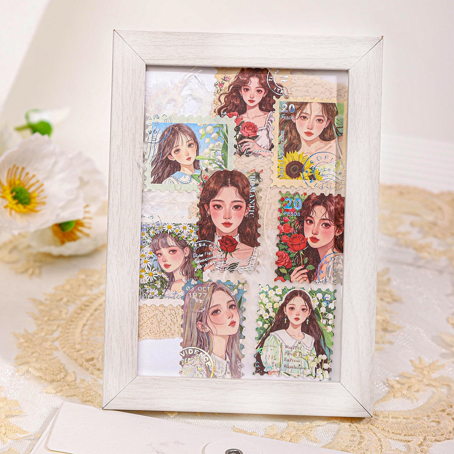 0425 Reply From a Young Girl Series Sticker-20Pcs each pack