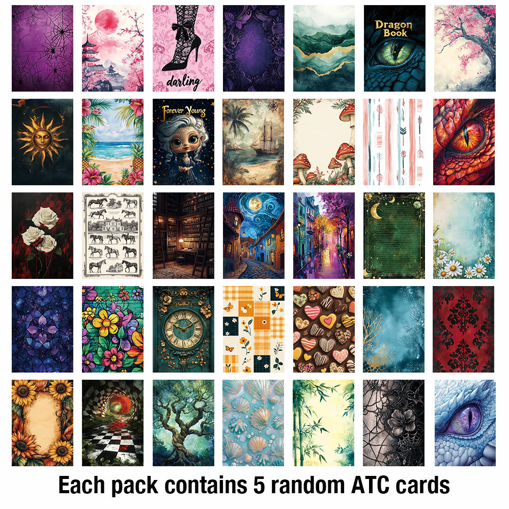 A-33- ATC card blind bag Each pack contains 5 random ATC cards