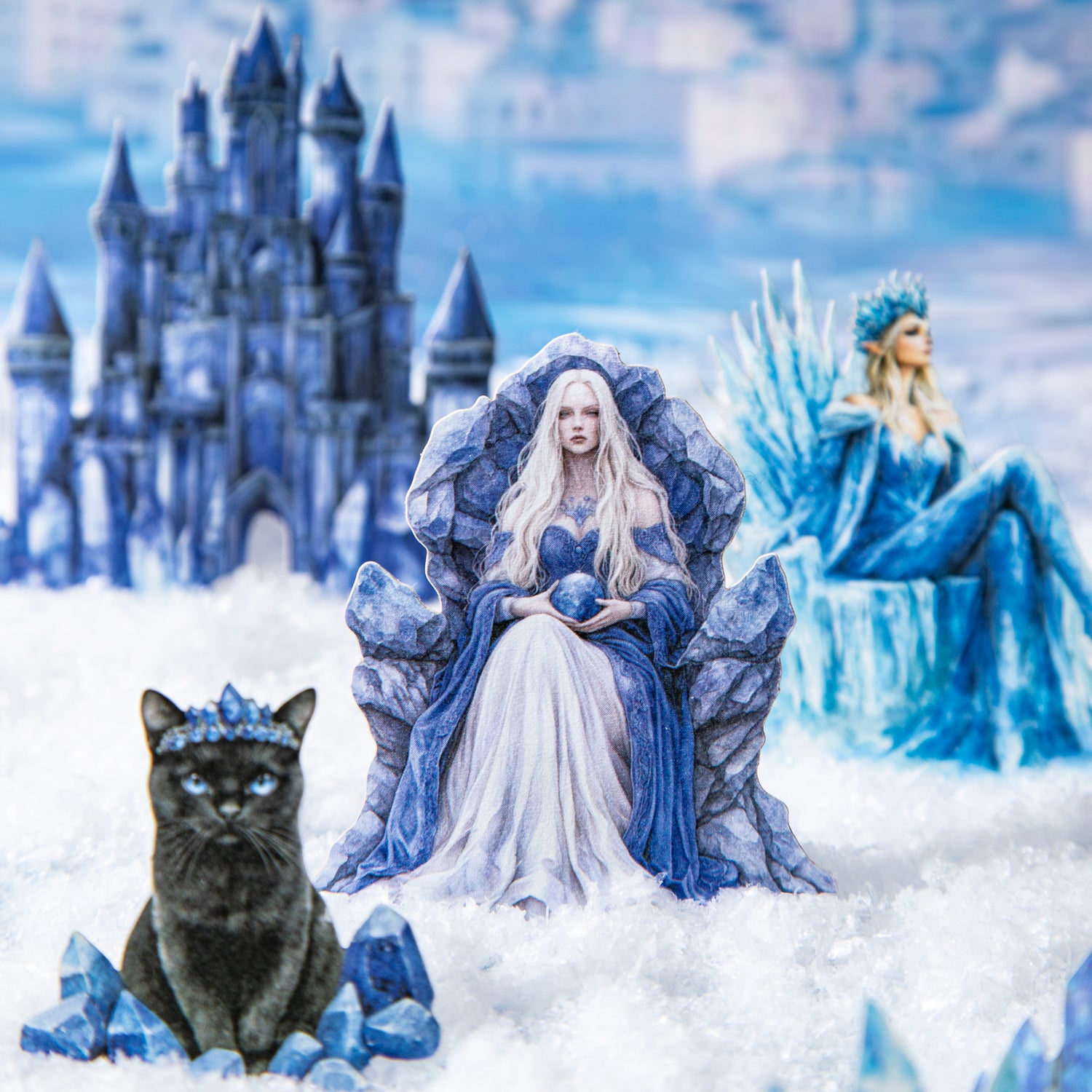 1101 Magical Winter Solid sticker -25Pcs each pack