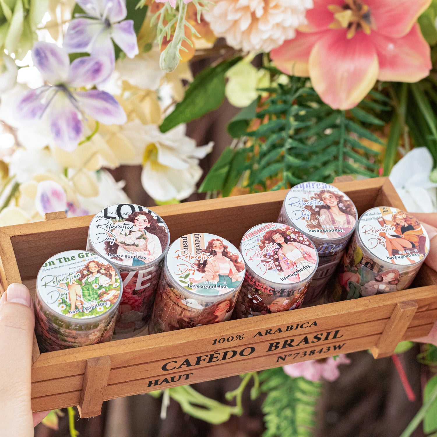 0403 Relaxation day Series PET tape -6CM*2M