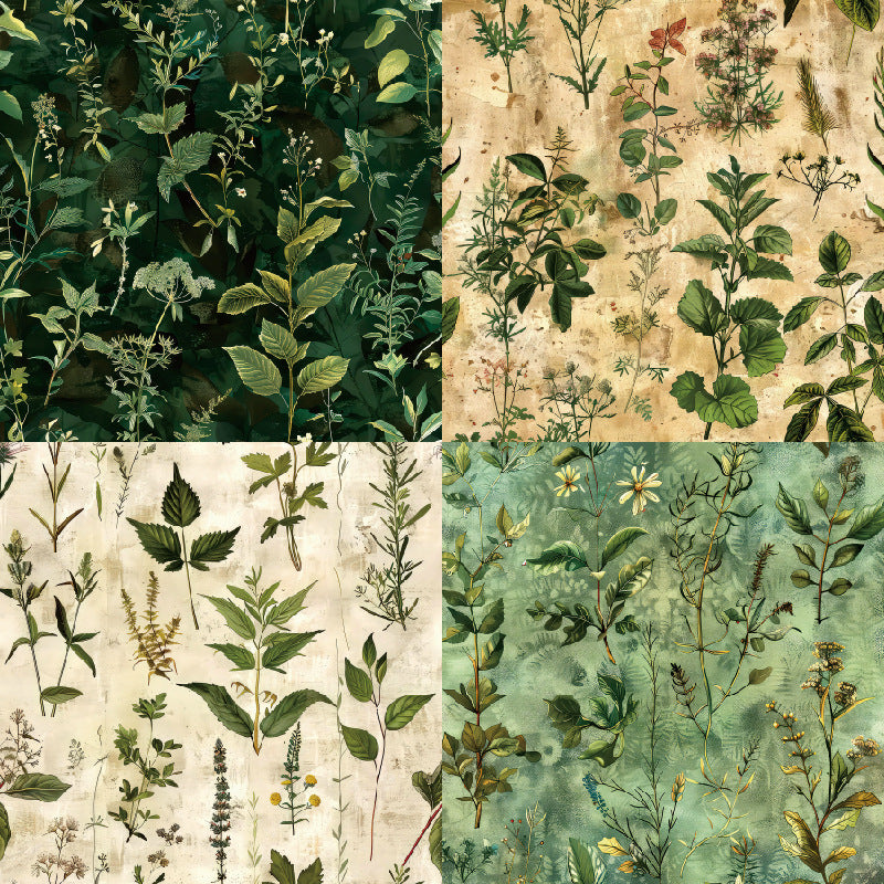 0531 Verdant whispers background paper R2343B -24Pcs each pack
