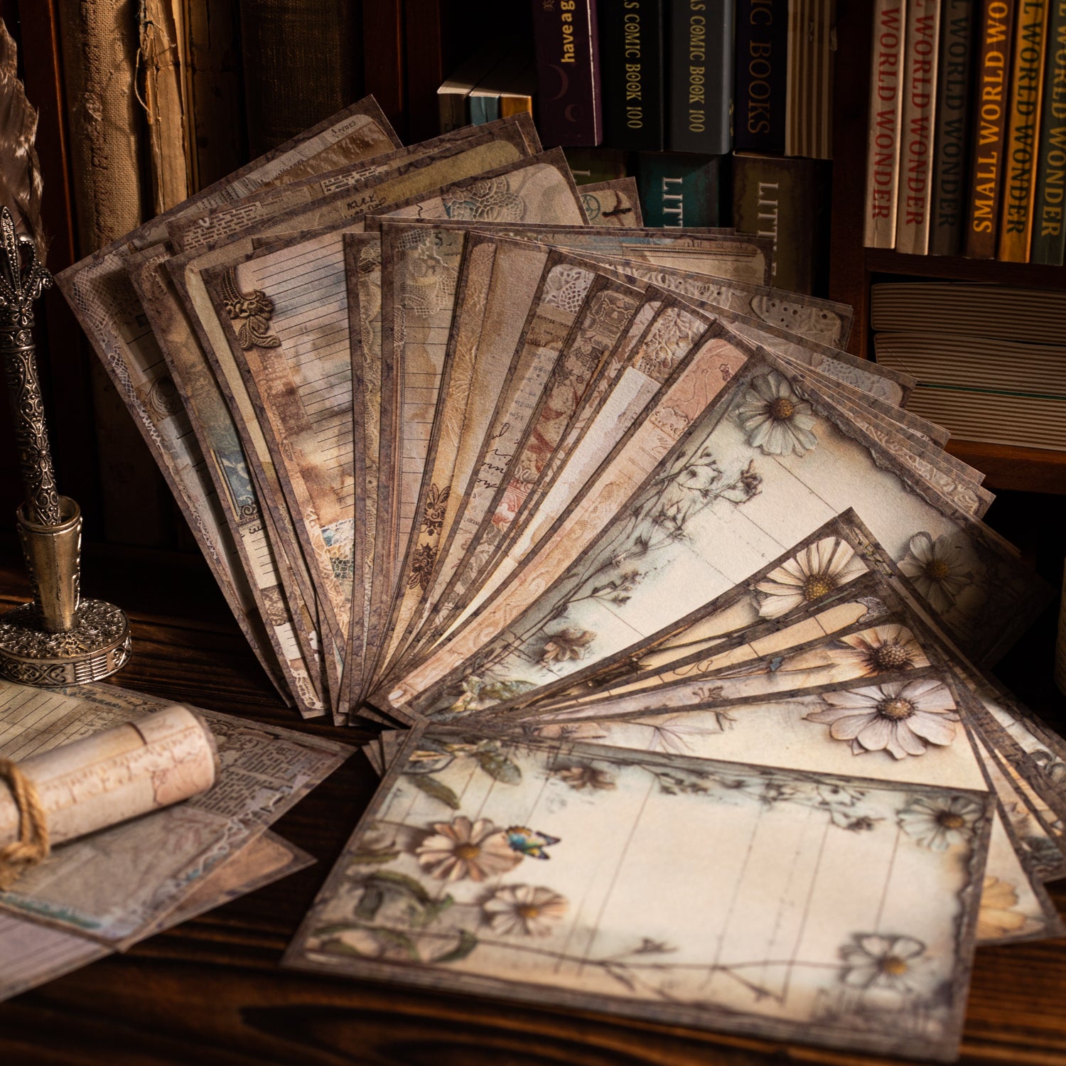 0325 Vintage Letter Series Paper -30Pcs each pack