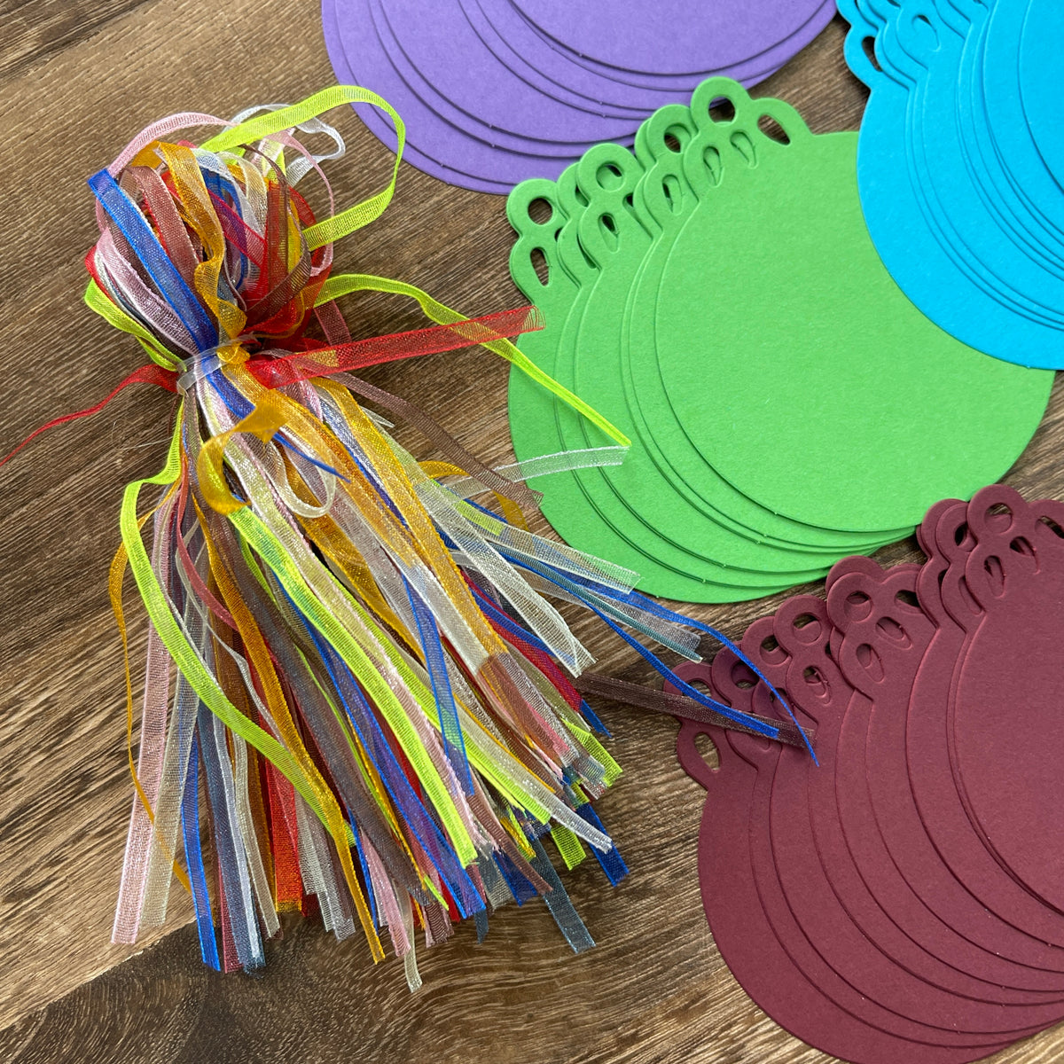 Ornament cards with strings