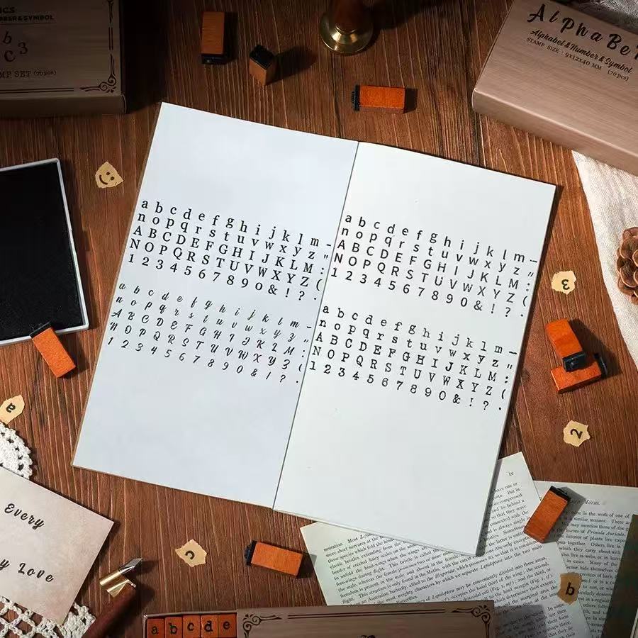 Wooden Letter stamp