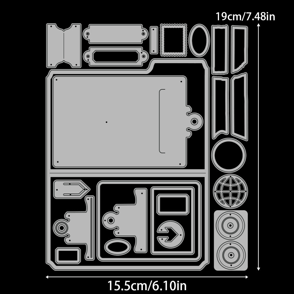 1024 Folder metal cutting dies cut