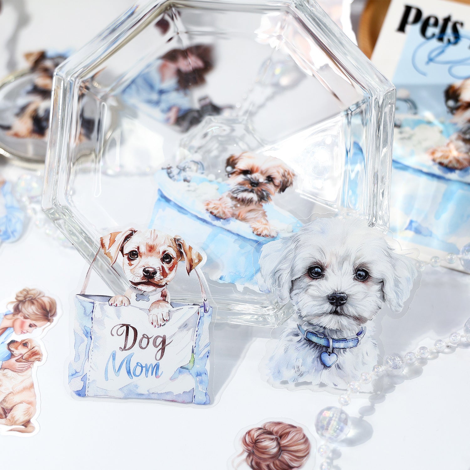 0526 Pet Life PET Sticker -40Pcs each pack