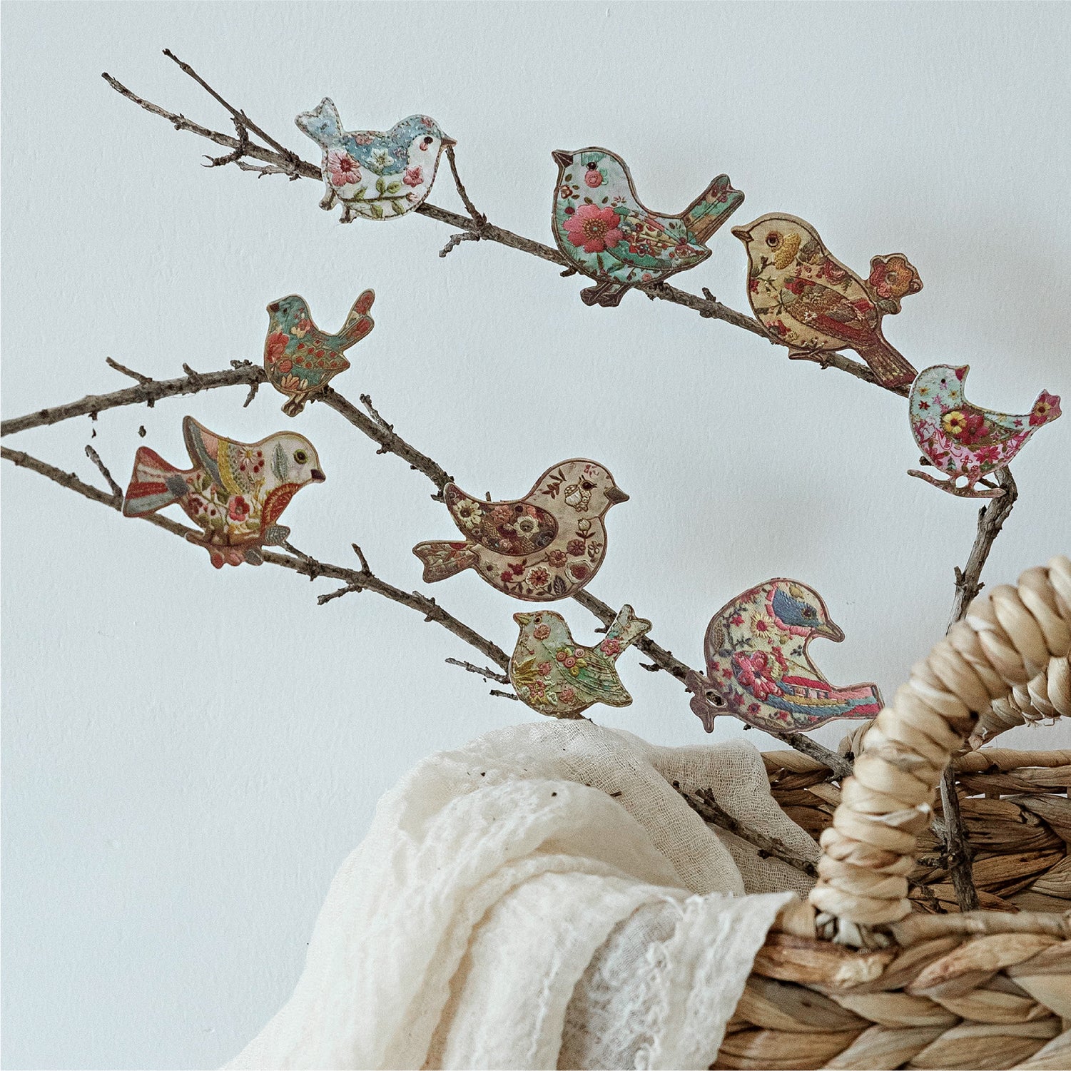 0718 Embroidery Solid sticker -30Pcs each pack