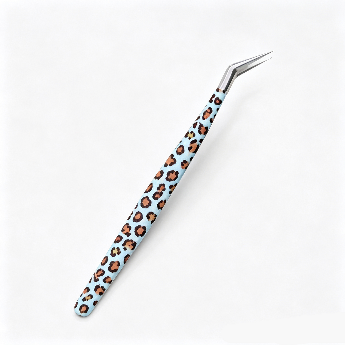 Leopard print Tweezers *Curved tweezer head