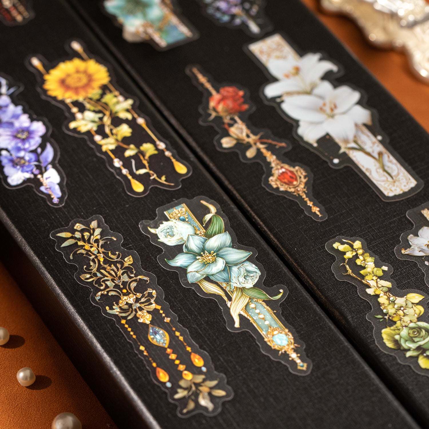 Flowers PET sticker -20Pcs each pack