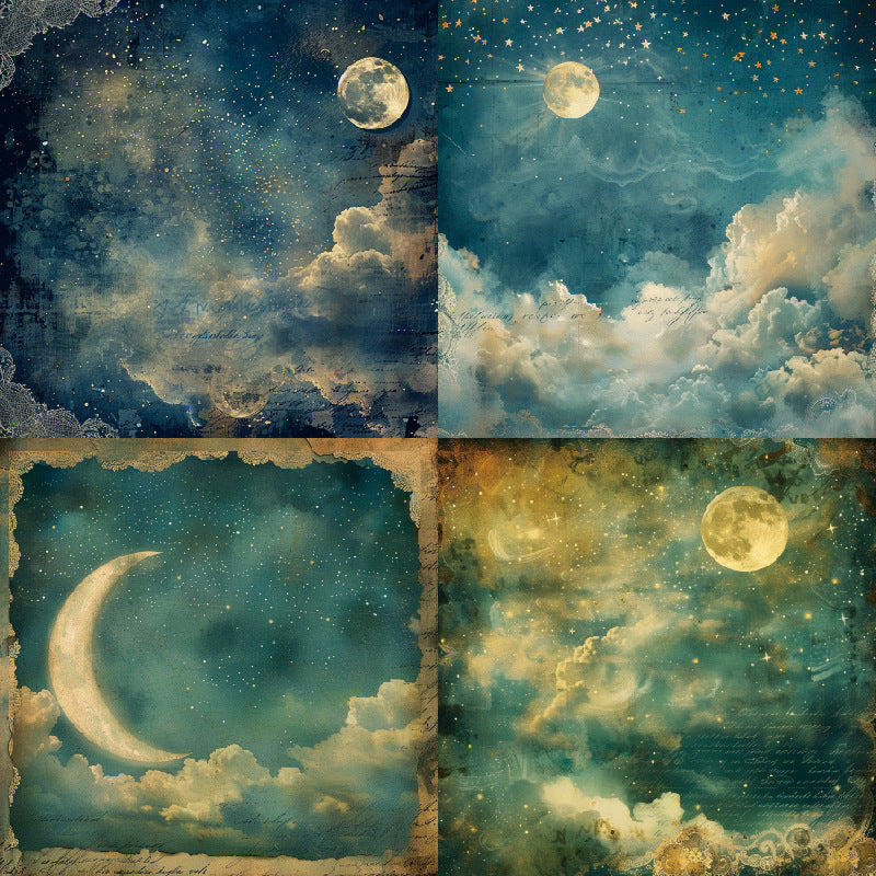 0613 Moonlit Reverie Background Paper 22027B -24Pcs each pack