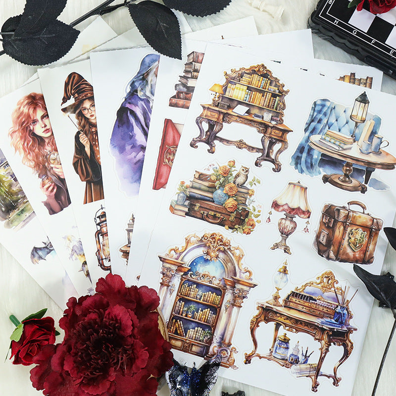 S-571- The secrets of wizards Sticker Book -20Pcs each pack