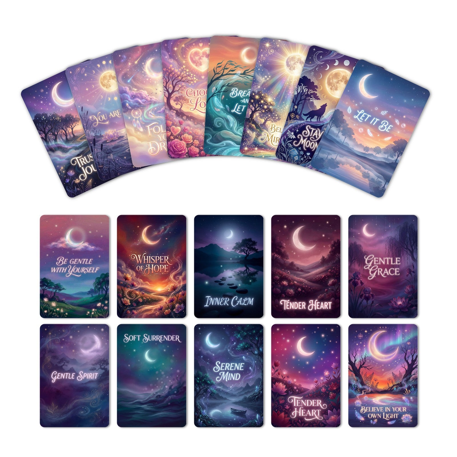 260522 Warm & Inspirational Text Cardstock 18pcs 2.36*3.5 inch