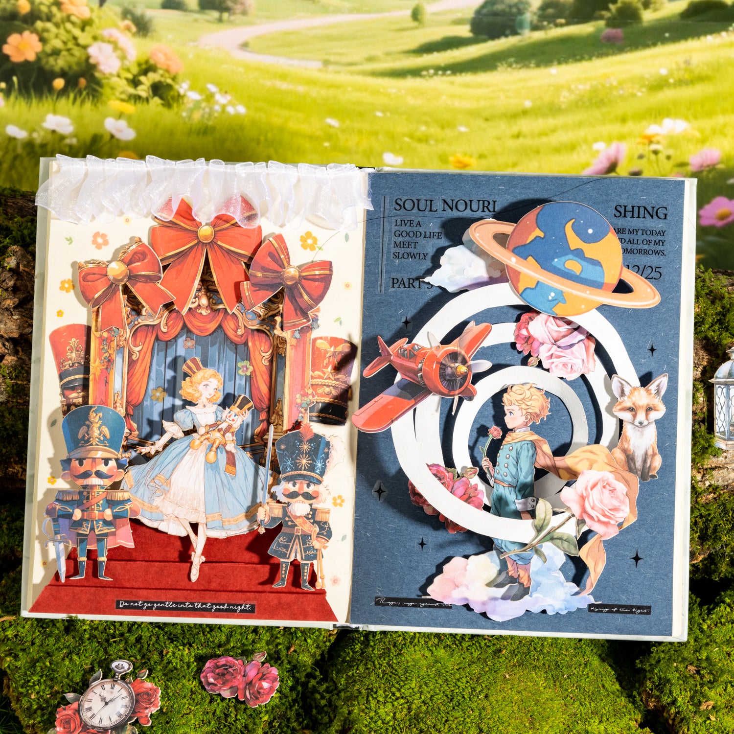 0602 Fairy tale adventure cardstock sticker -15Pcs each pack