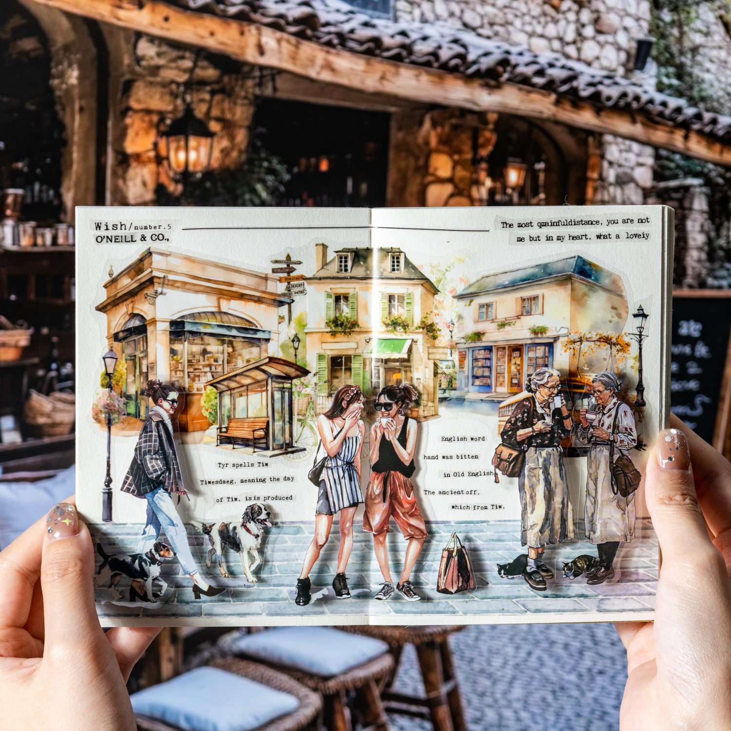 0510 City walk PET Sticker -20Pcs each pack