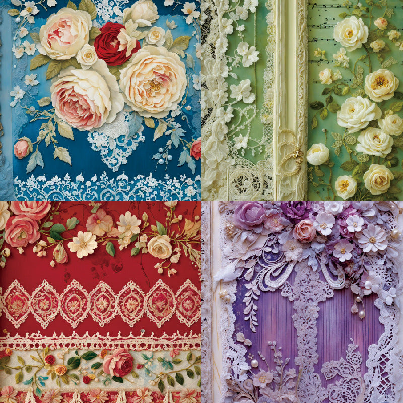 0508 Rustic background paper R2541 -24Pcs each pack