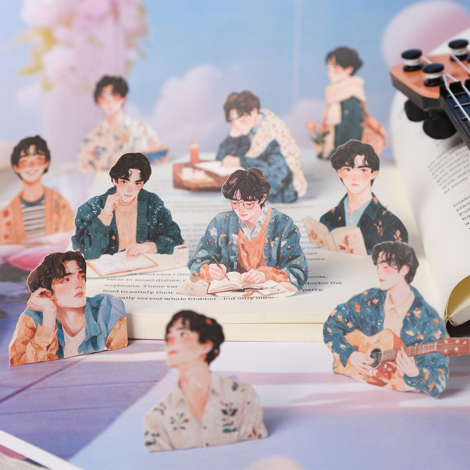 0803 Boys Solid Sticker -20Pcs each pack