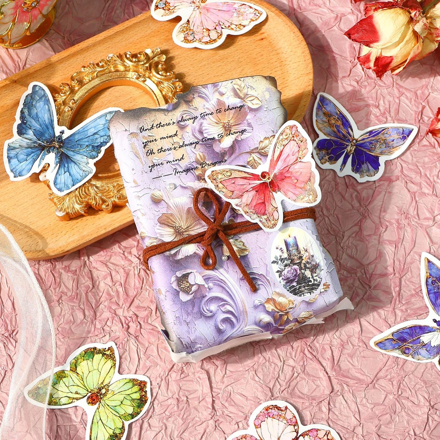 0530 Butterfly and flower Mixed pack -30Pcs each pack