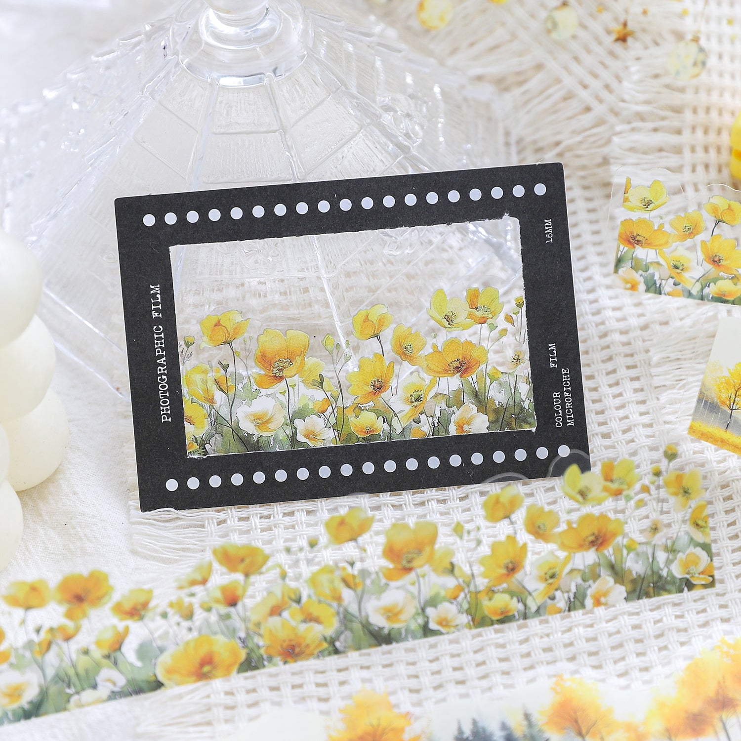 0517 Forest flower letter PET Sticker -20Pcs each pack