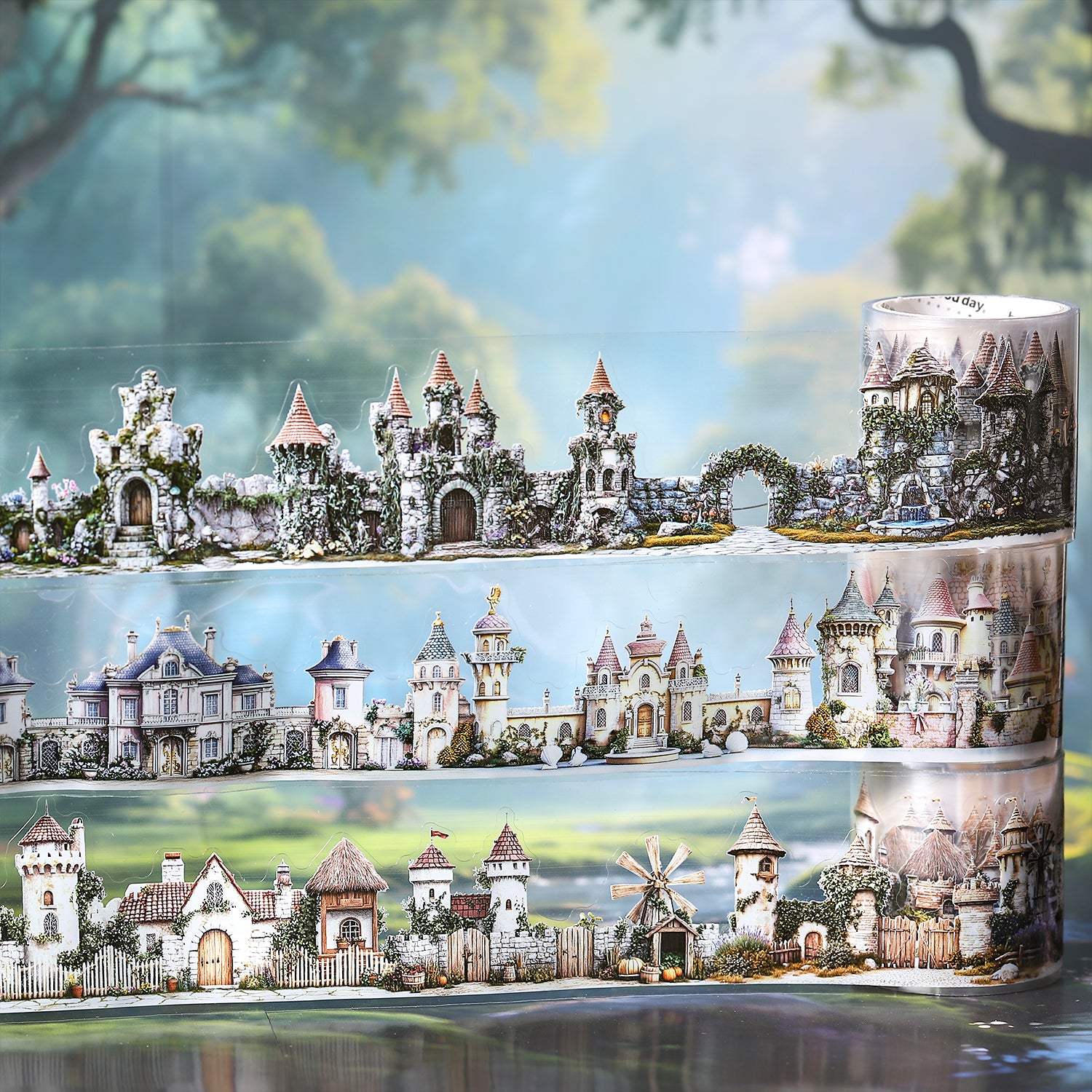 The Castle in Fairy Tale PET Tape (4cm x 2m)