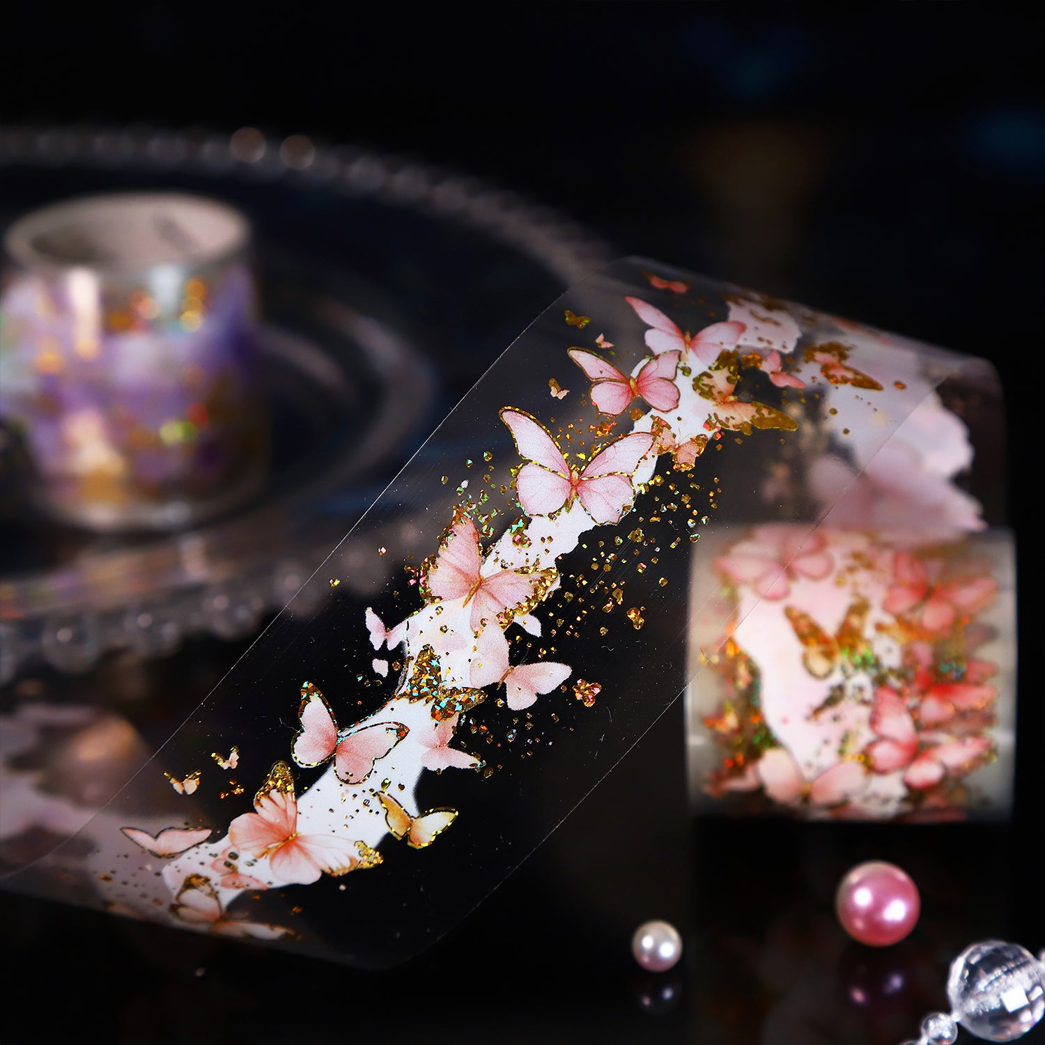 0402 Swarm of butterflies Series PET tape -4cm*2m