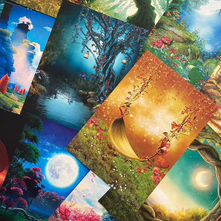 0429 A4 size Forest Fairyland Style Paper 11 pcs