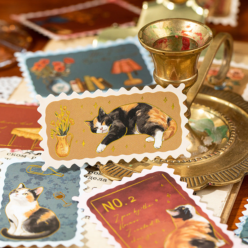 0531 Stamp paper Sticker -30Pcs each pack