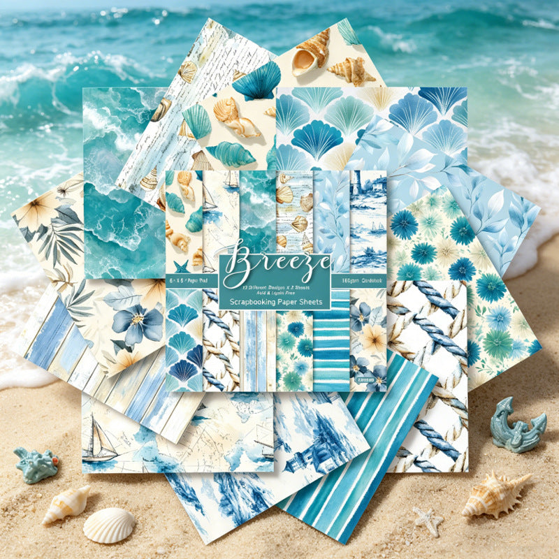 Breeze Background Paper 22034D -24Pcs each pack