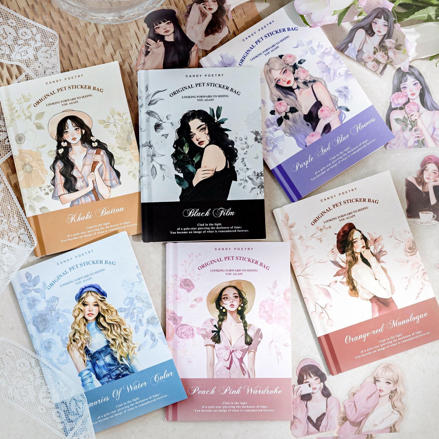 0607 Girl sticker -30Pcs each pack