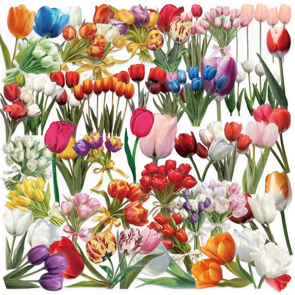 0604 50 Tulip PET sticker