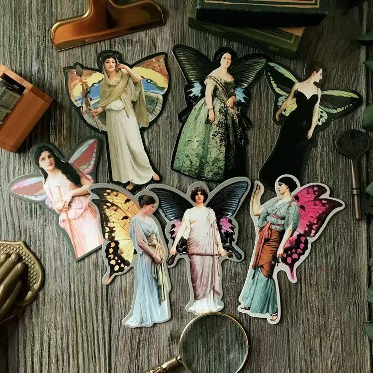 Vintage Fairy Spirit Cardstock -7Pcs each pack