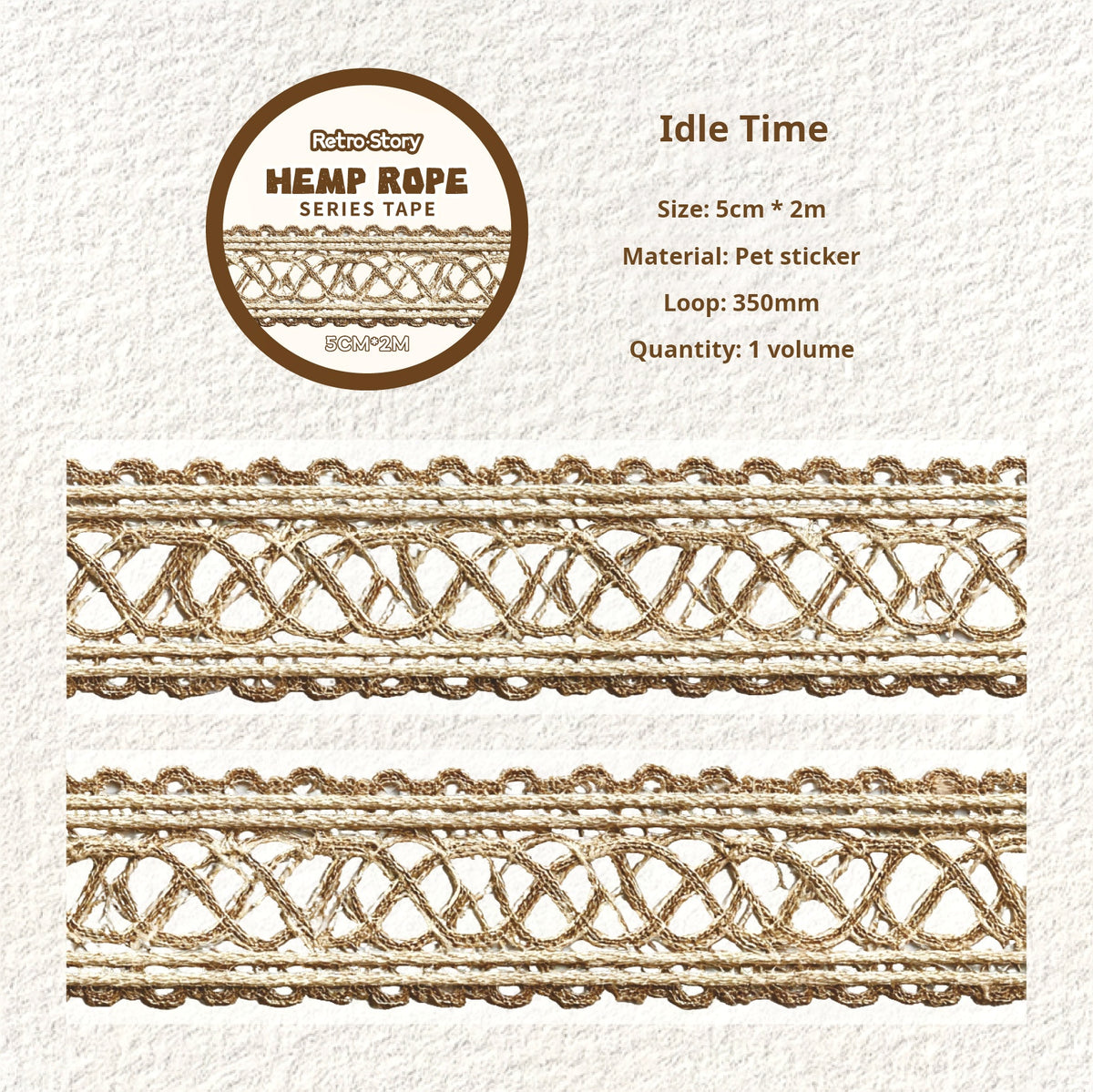 Hemp Rope PET tape – view 9