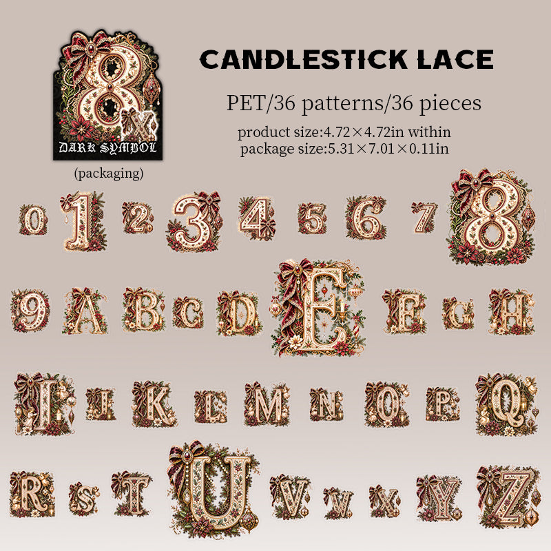 Dark Symbols Alphabet sticker – view 10
