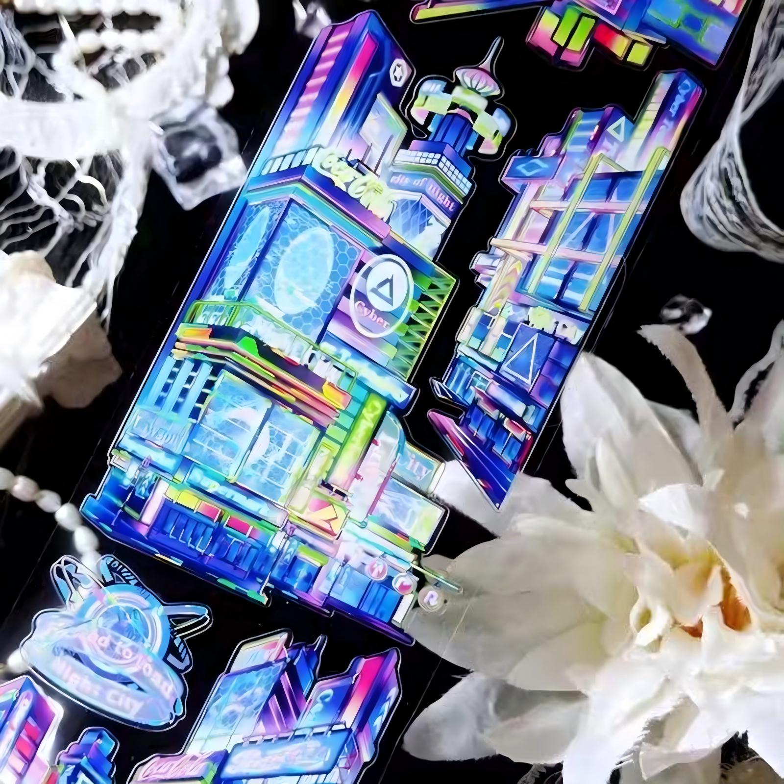 Night City PET Tape (7 x 100 cm) 1 loop