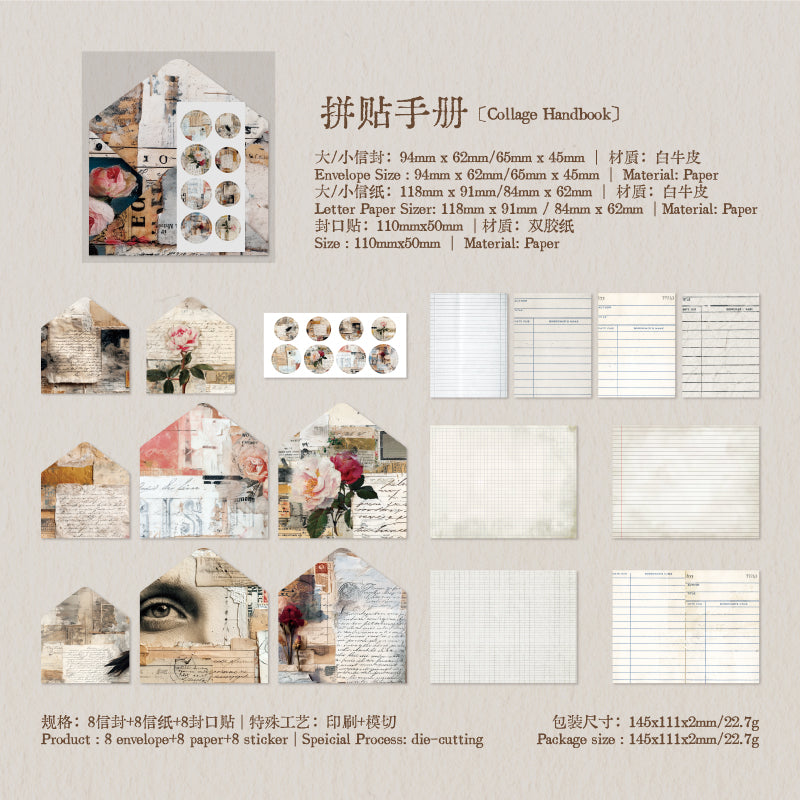 Vintage style Envelope set -24Pcs each pack