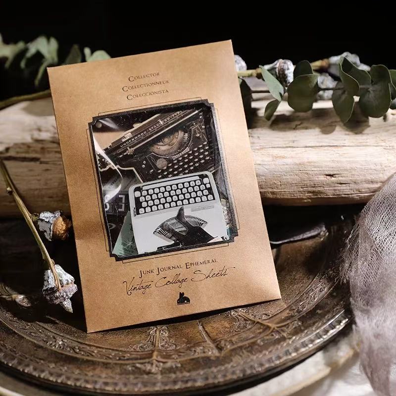 Vintage Typewriter Cardstock -32Pcs each pack