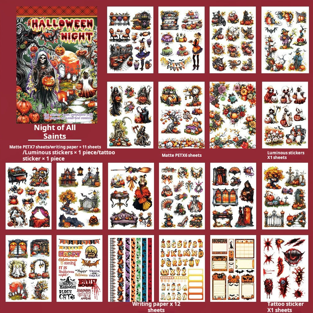 Sticker book contents overview