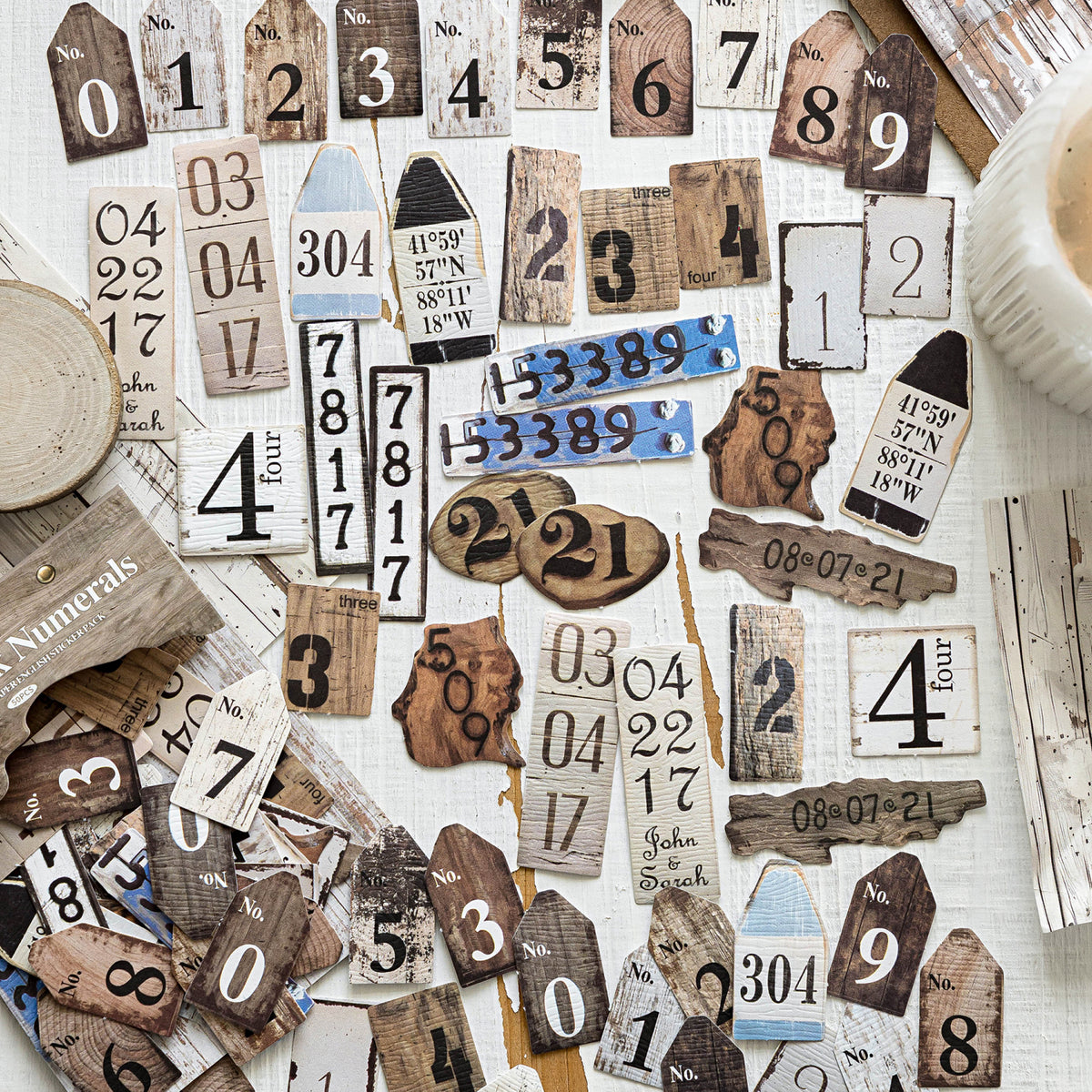 Number stickers