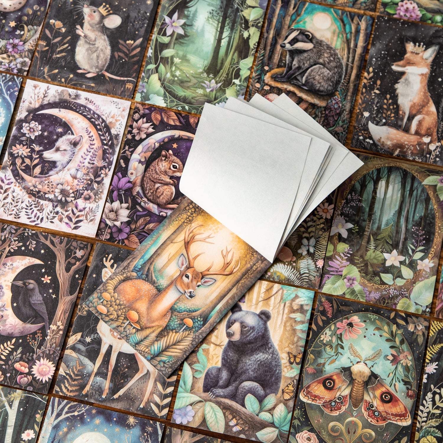 0618 Night forest paper -30Pcs each pack