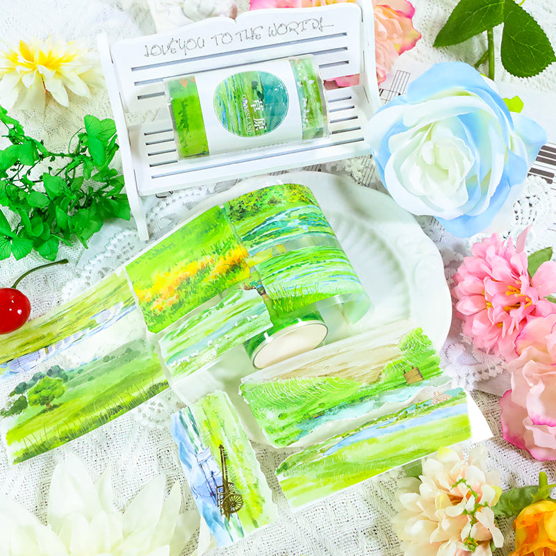 Tape with flowers