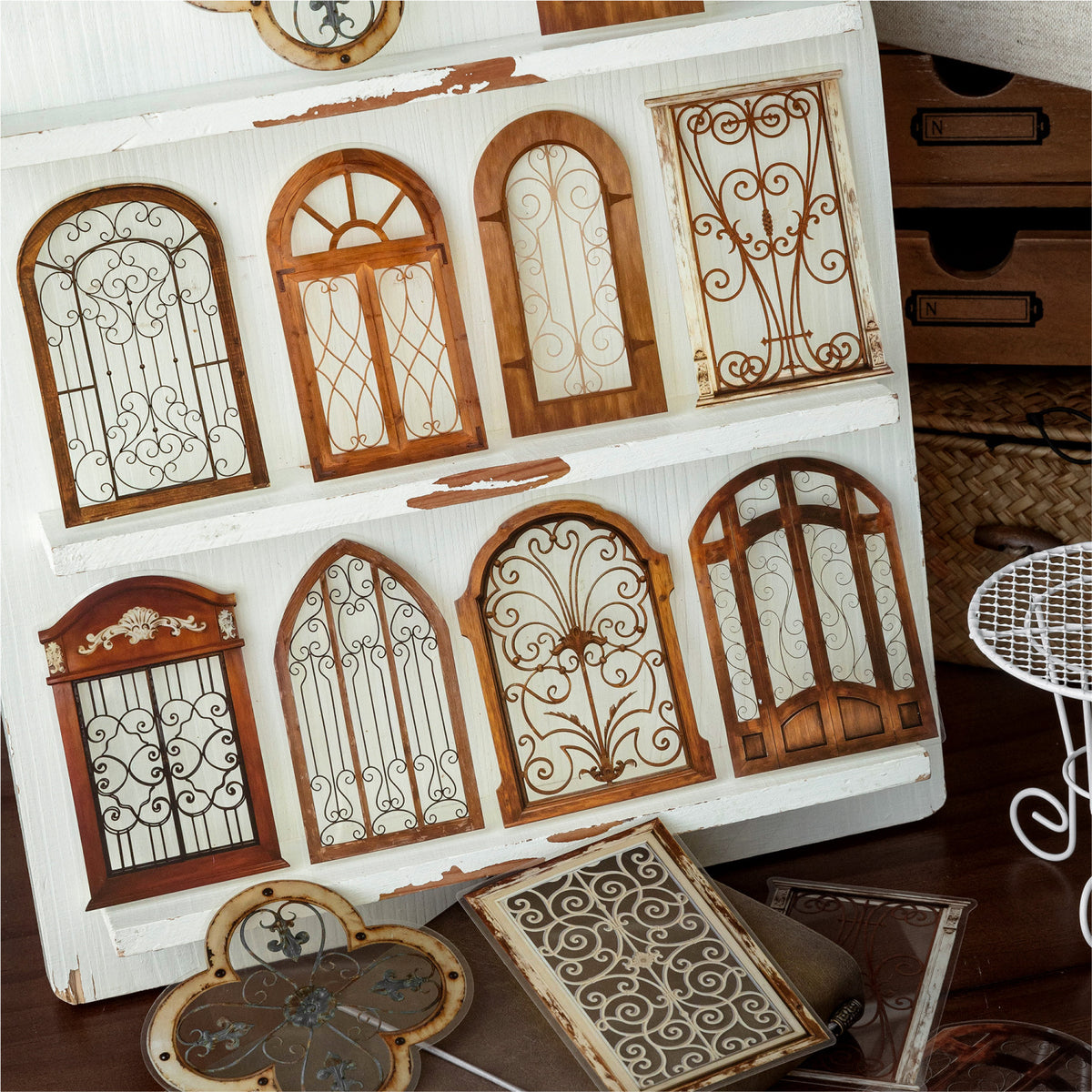 Wood tone windows