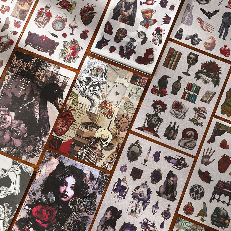 0419 Night castle sticker Book -50Pcs each pack