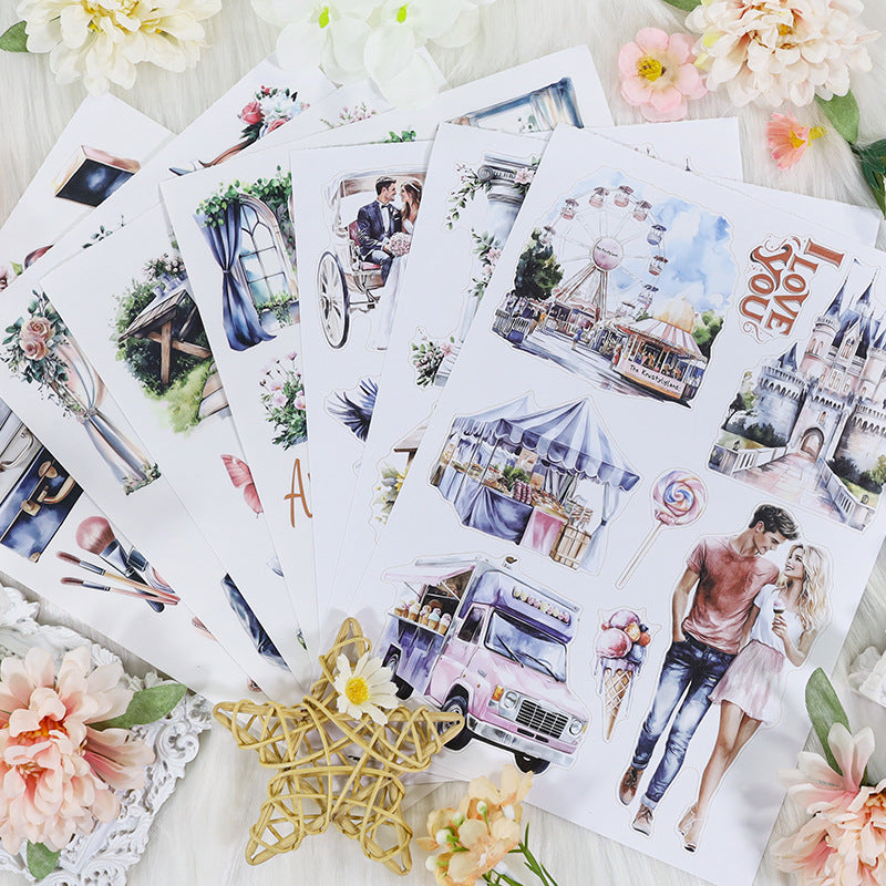 S-560- Love melody Sticker Book -20Pcs each pack