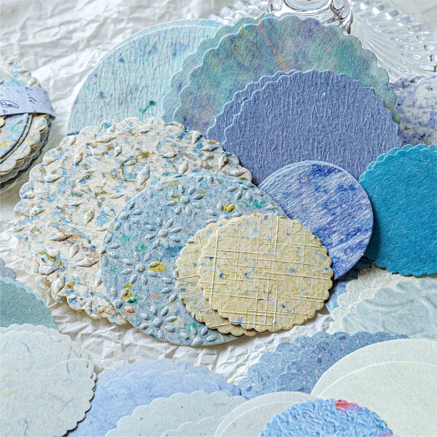 0724 Round paper -50Pcs each pack