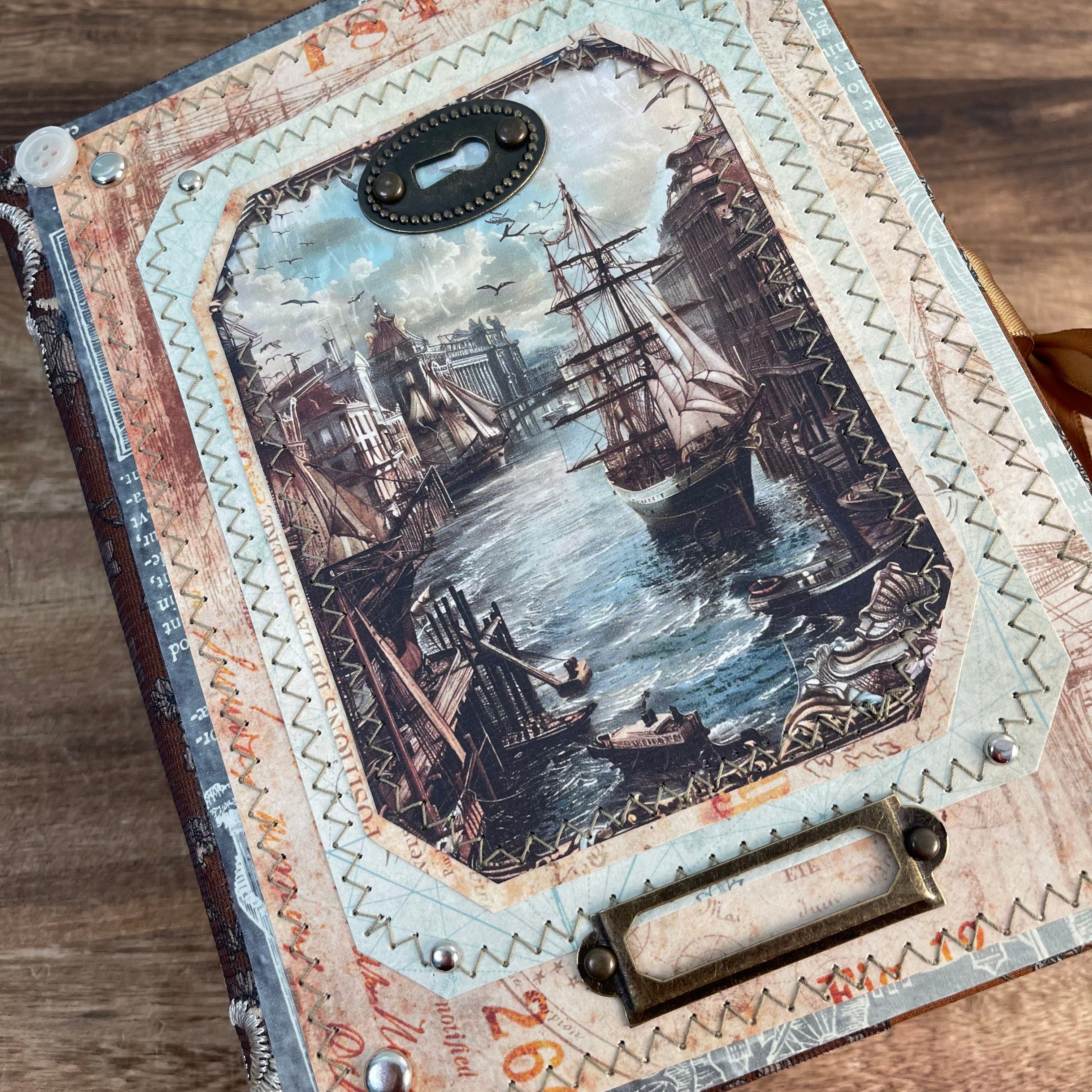 Sailing style handmade journal