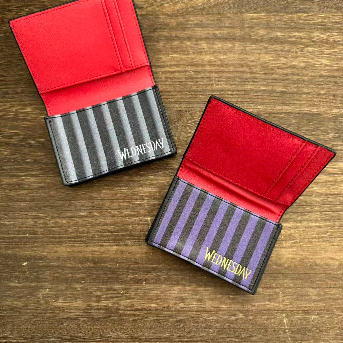 Card holders open