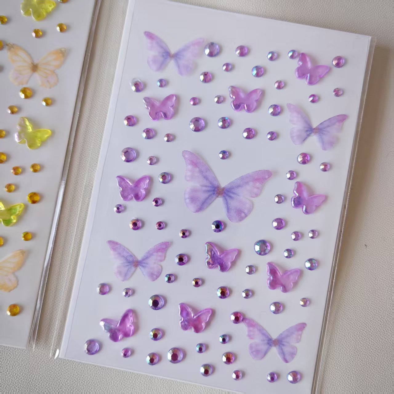 0907 Butterfly Diamond Sticker 1pcs 1pack