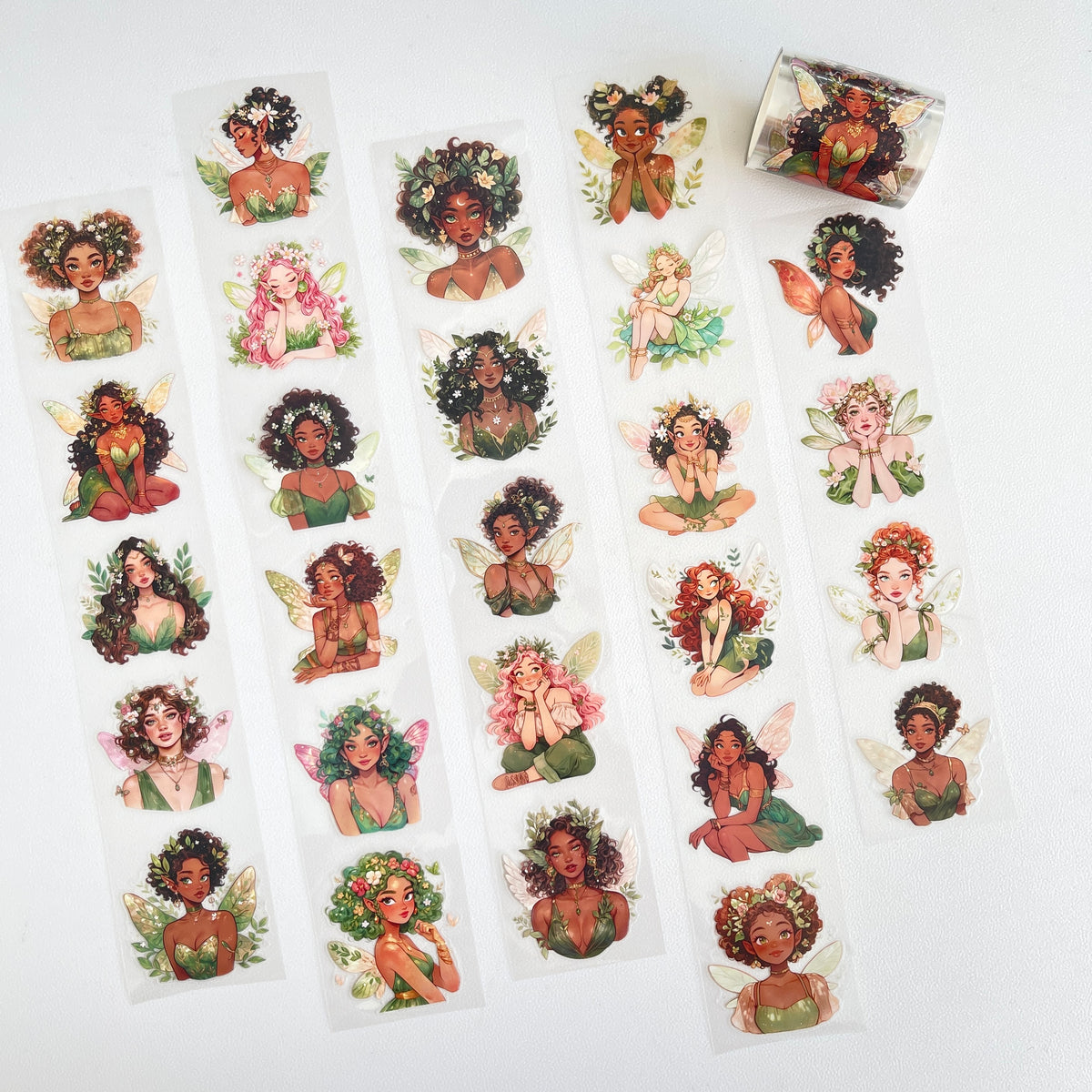 Spring Fairy tape pieces
